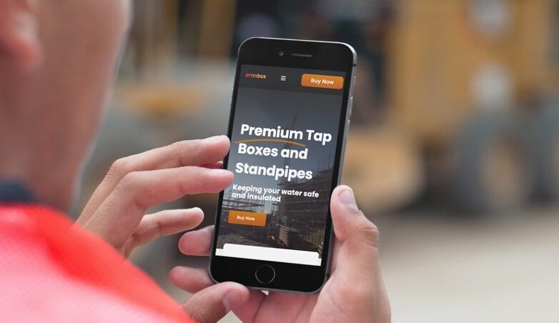 Ormibox ecommerce website homepage Ormibox ecommerce website